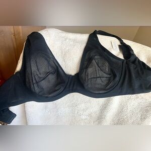 Nueskin (NWT) 38 B black mesh bra Retail $29.95 - clothes